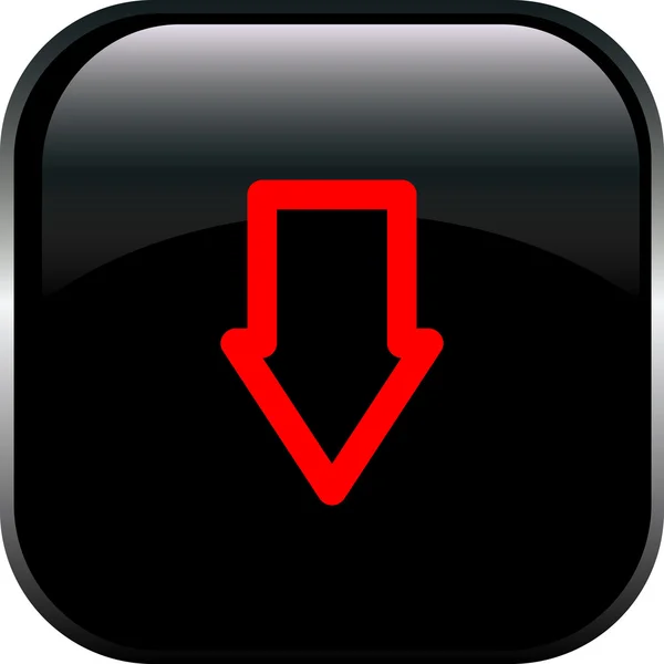Vector arrow button — Stock Vector