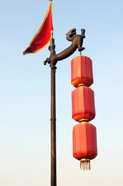 Lanternas vermelhas — Fotografia de Stock