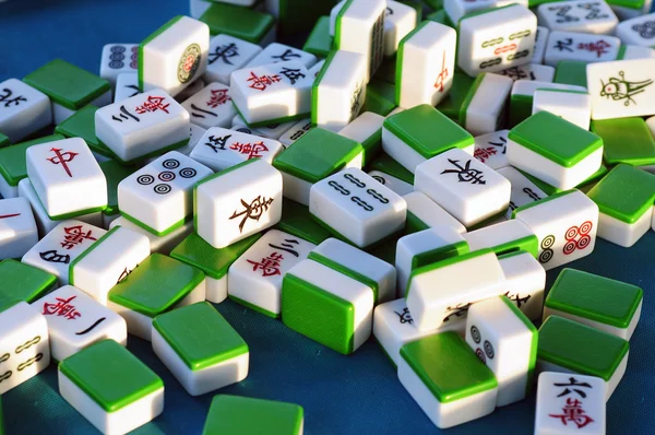 Mahjong-Fliesen — Stockfoto