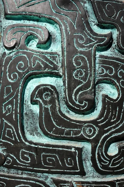 Brąz, serpentynę wzory — Zdjęcie stockowe