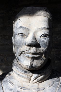 ünlü antik terracotta warrior Xian, Çin