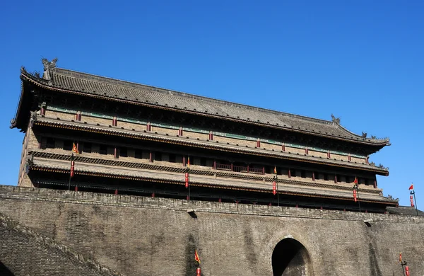 Gamla stadsmuren i xian, Kina — Stockfoto