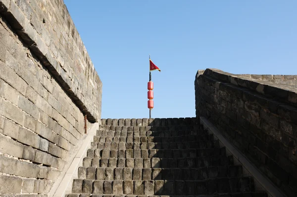 Городская стена Сианя, Китай — стоковое фото