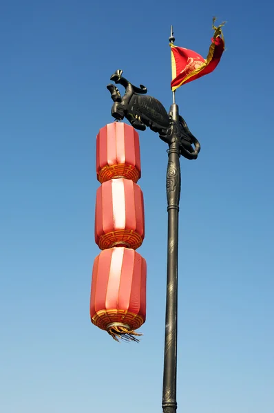 Czerwone latarnie — Zdjęcie stockowe