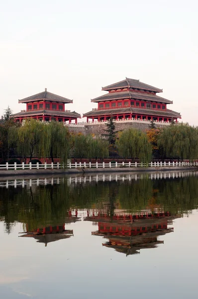 Древние здания Китая — стоковое фото