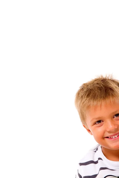 Rapaz a sorrir — Fotografia de Stock