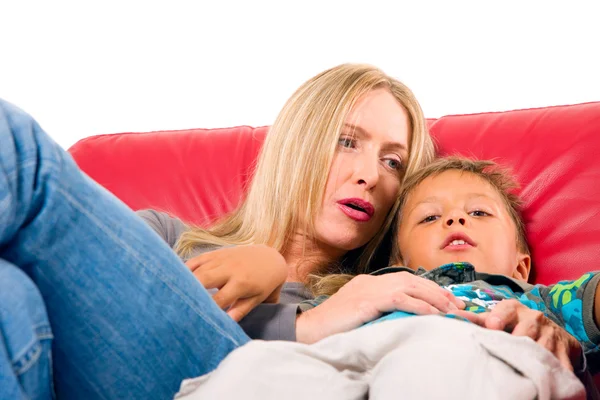 Mother with one child — Stock Photo, Image