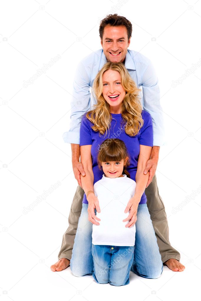 Couple with a daughter