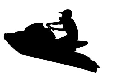 Jet-ski Racer Jumping clipart