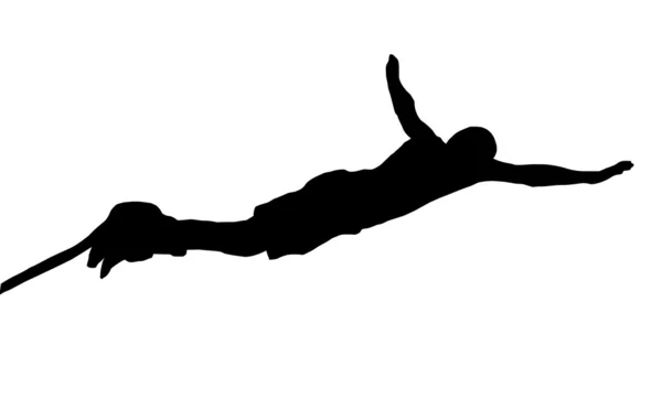 Saltatore Bungee maschio — Vettoriale Stock