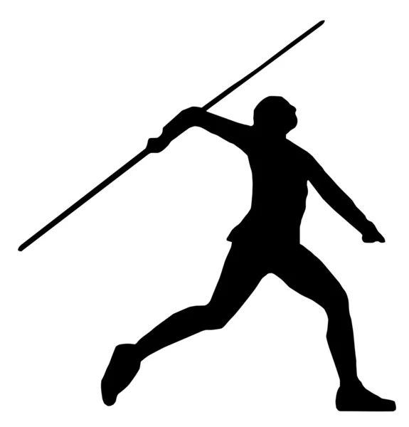 Javelin Thrower — Stock Vector