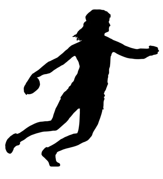 Дами легкоатлетка — стоковий вектор