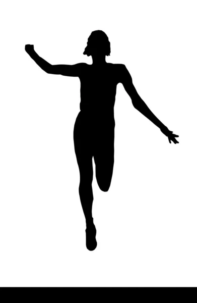女子跳远 — 图库矢量图片