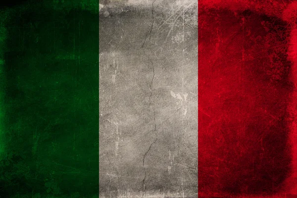 Σημαία Grunge της Ιταλίας — Φωτογραφία Αρχείου