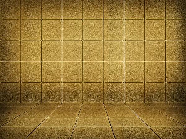 Golden mosaic room — Stock Photo, Image