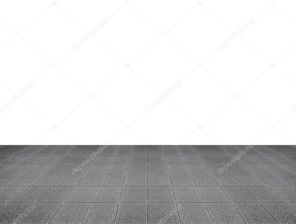 Tiled floor