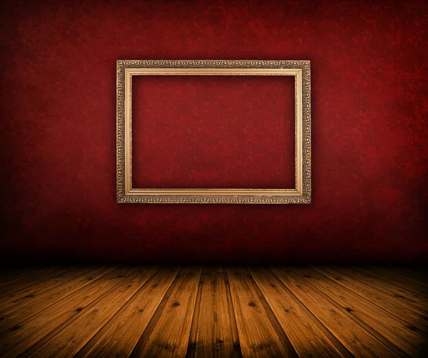 Roter Vintage Raum — Stockfoto