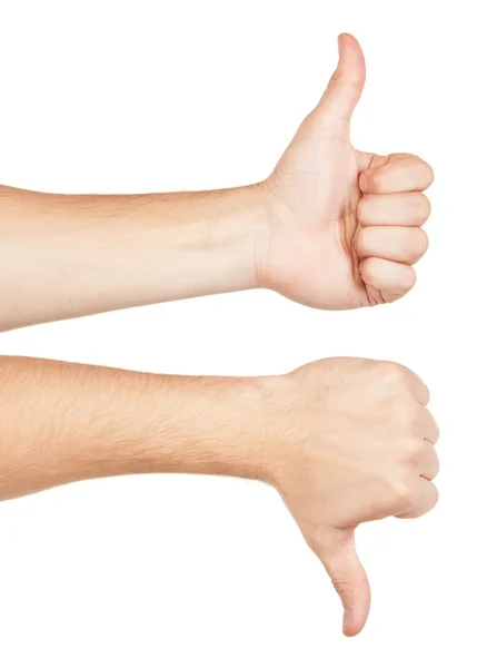 Twee gebaren-handen — Stockfoto