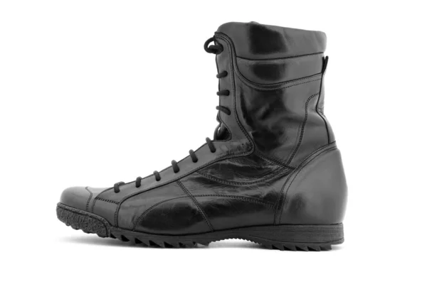 Egységes fekete boot — 스톡 사진