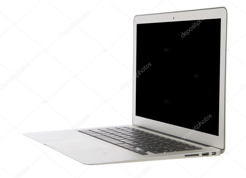 Modern popular business laptop thin computer