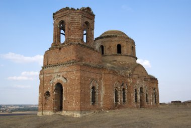 eski kilise, İkinci Dünya Savaşı içinde yok. Rostov-on-Don, Rusya Federasyonu.