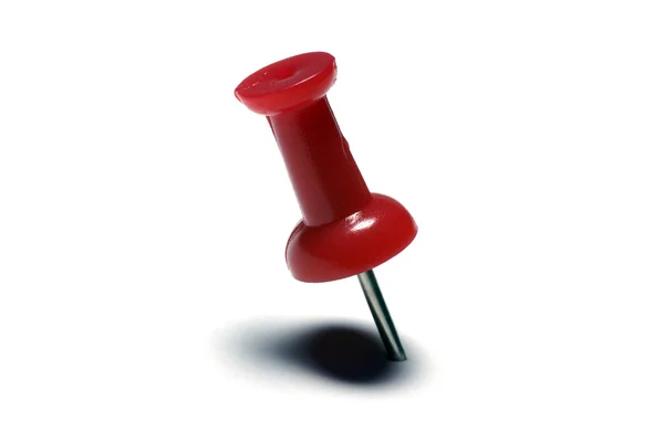 Closeup de desenho vermelho ping, isoalted no fundo branco . — Fotografia de Stock