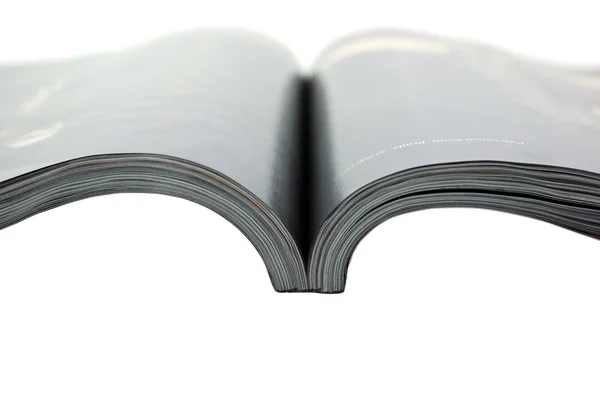 Крупный план журнала изолирован на белом фоне . — стоковое фото