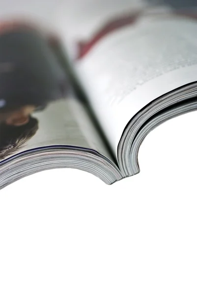 Журнал ізольовано на білому тлі . — стокове фото
