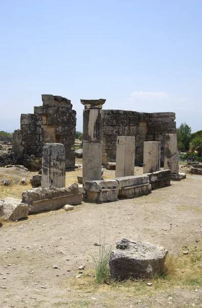 Rovine di Hierapolis vicino a Pamukkale, Turchia . — Foto Stock
