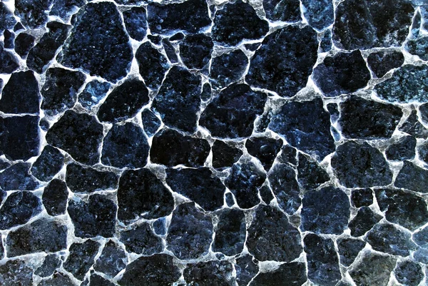 Абстрактна стіна з каменю. Холодний колір тла . — стокове фото