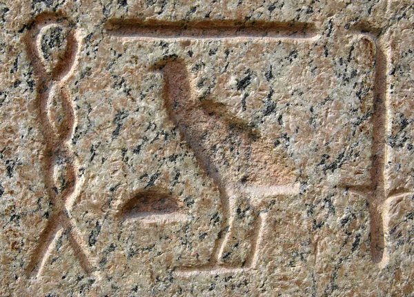 Farao språk skriftlärda på marmor sten i Kairo. Egypten backgro — Stockfoto