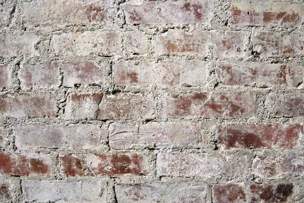 Parede de tijolo vermelho muito antiga no Cairo. Fundo texturizado . — Fotografia de Stock