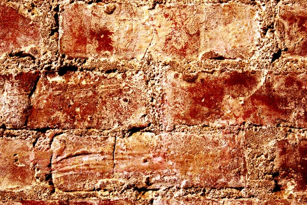 Червона стіна з цегли. Абстрактний фон . — стокове фото