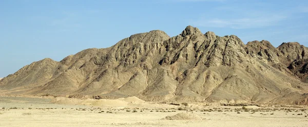 Paysage montagneux dans le désert égyptien. Panaromique . — Photo