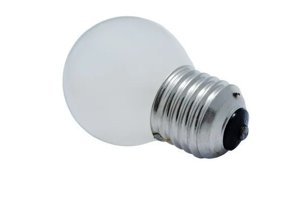 Compact lightbulb isolated on white background. — Stock Photo, Image