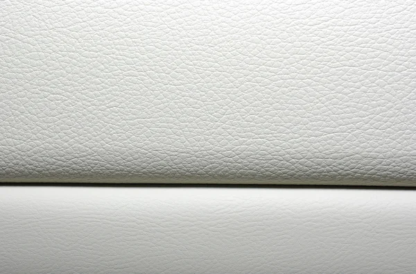 Fondo de cuero blanco. Materiales interiores modernos del coche japonés — Foto de Stock