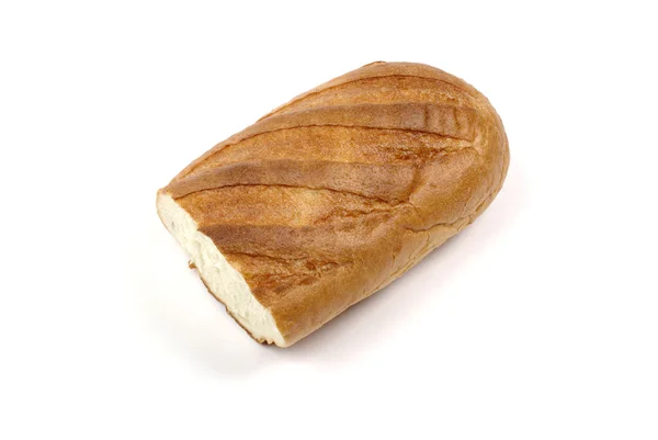 Skrzyżowane chleb na białym tle na białym tle z cieniem. — Zdjęcie stockowe