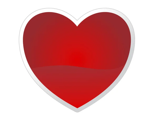 Векторное сердце для вашего Валентина — стоковый вектор