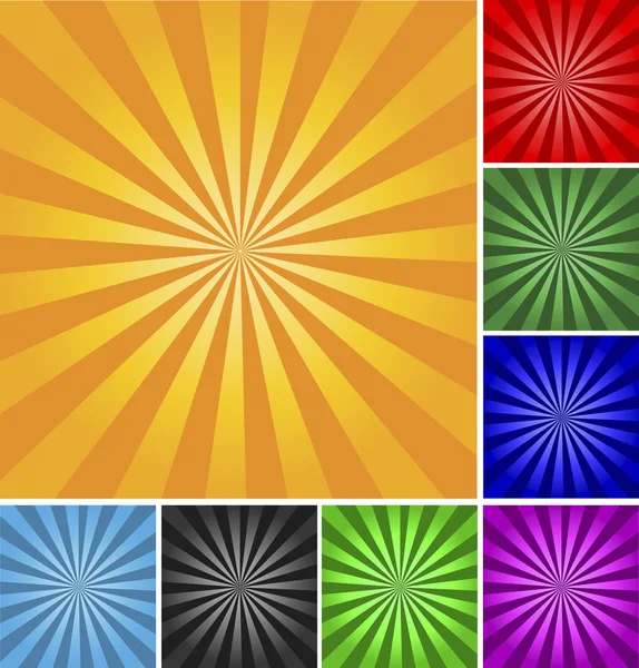 Retro stijl vector abstracte achtergrond. verschillende kleuren en gra — Stockvector