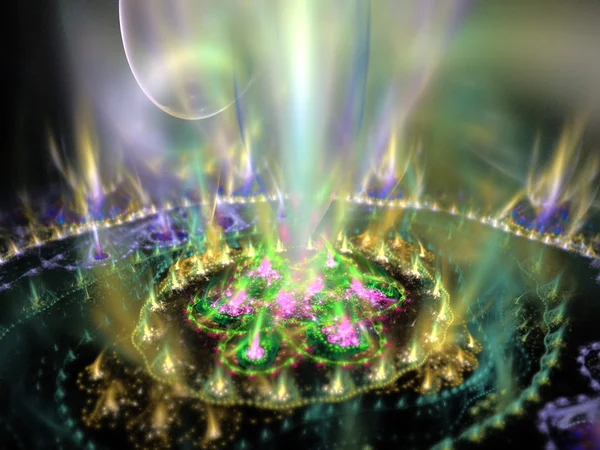 Abstract multi colored detailed plasma flame. Good as background — Stock Photo, Image