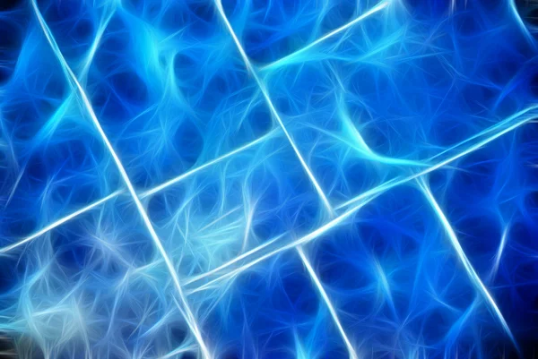 Abstract återges digitalt blå fraktal bakgrund. bra som wal — Stockfoto