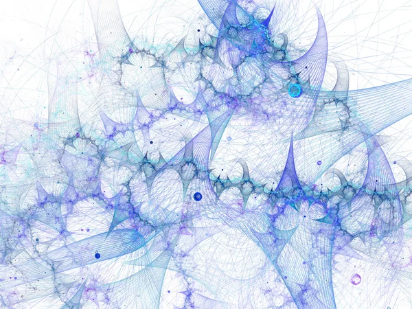 Hoge kwaliteit digitaal gesmolten abstracte fantastische sterrenstelsel in spa — Stockfoto