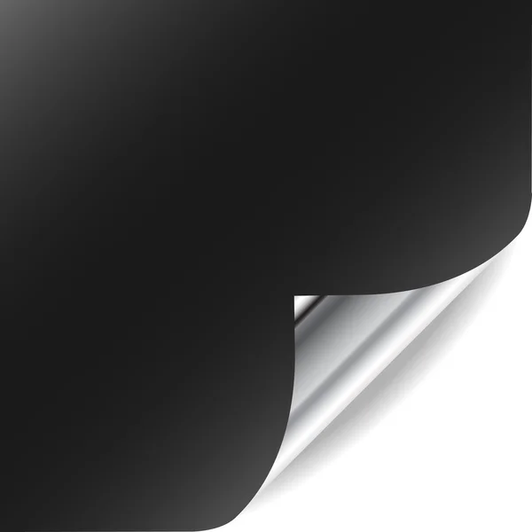 カールのコーナーと影のベクトル ページ。te を追加するための完璧な — ストックベクタ