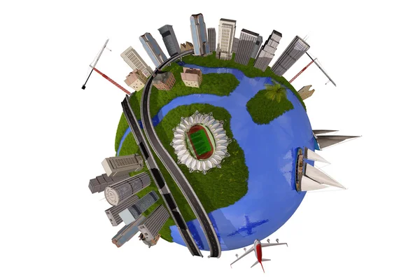 Модель земної кулі — стокове фото