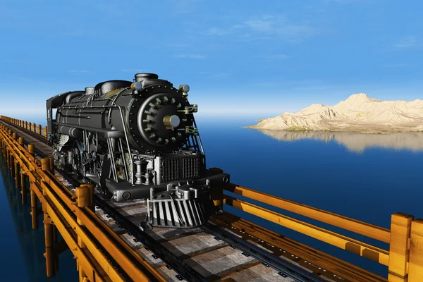 De trein — Stockfoto