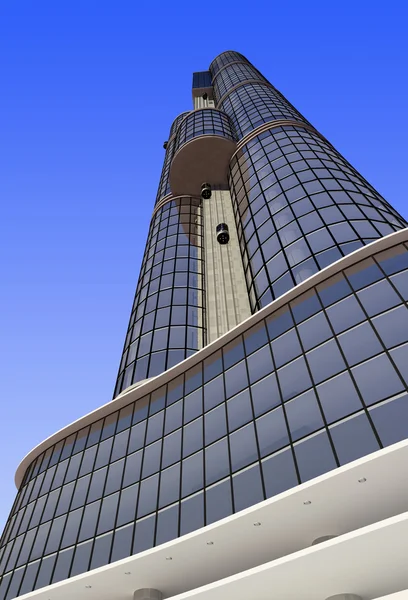 El rascacielos moderno —  Fotos de Stock