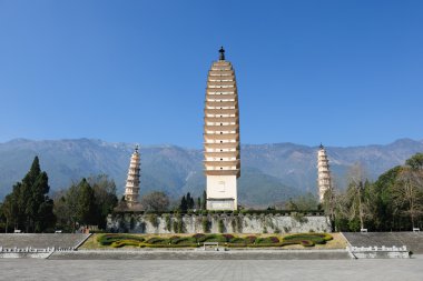 China Buddhist pagodas clipart