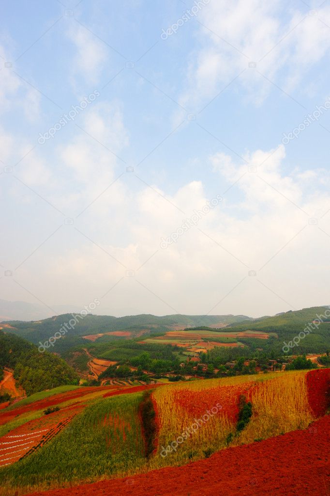 China rural landscape
