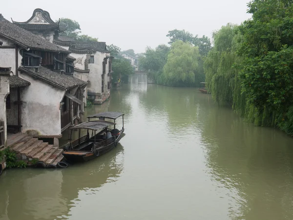 Κίνα αρχαίου κτηρίου στην πόλη wuzhen — Φωτογραφία Αρχείου