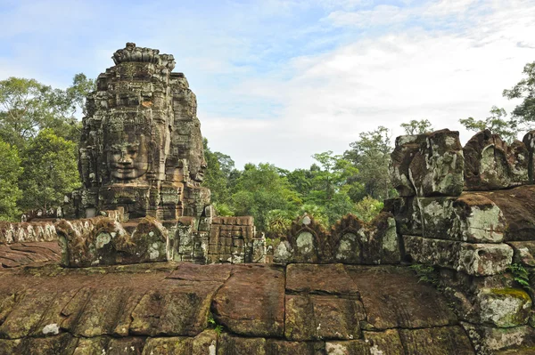 Bayon tempel, Angkor, Cambodja — Stockfoto
